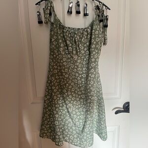 Women’s green dress